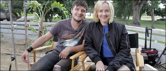 Josh Hutcherson And Jena Malone In LA For Canon's Project Imagination: The Trailer